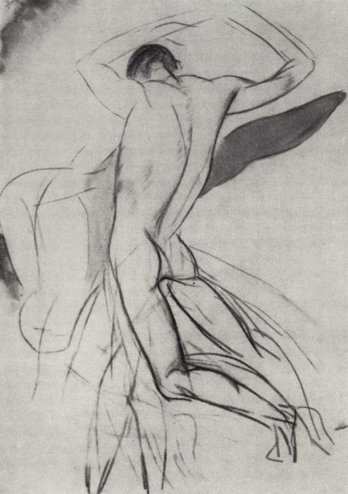 Boy Jumping Into Water — Kuzma Petrov-vodkin