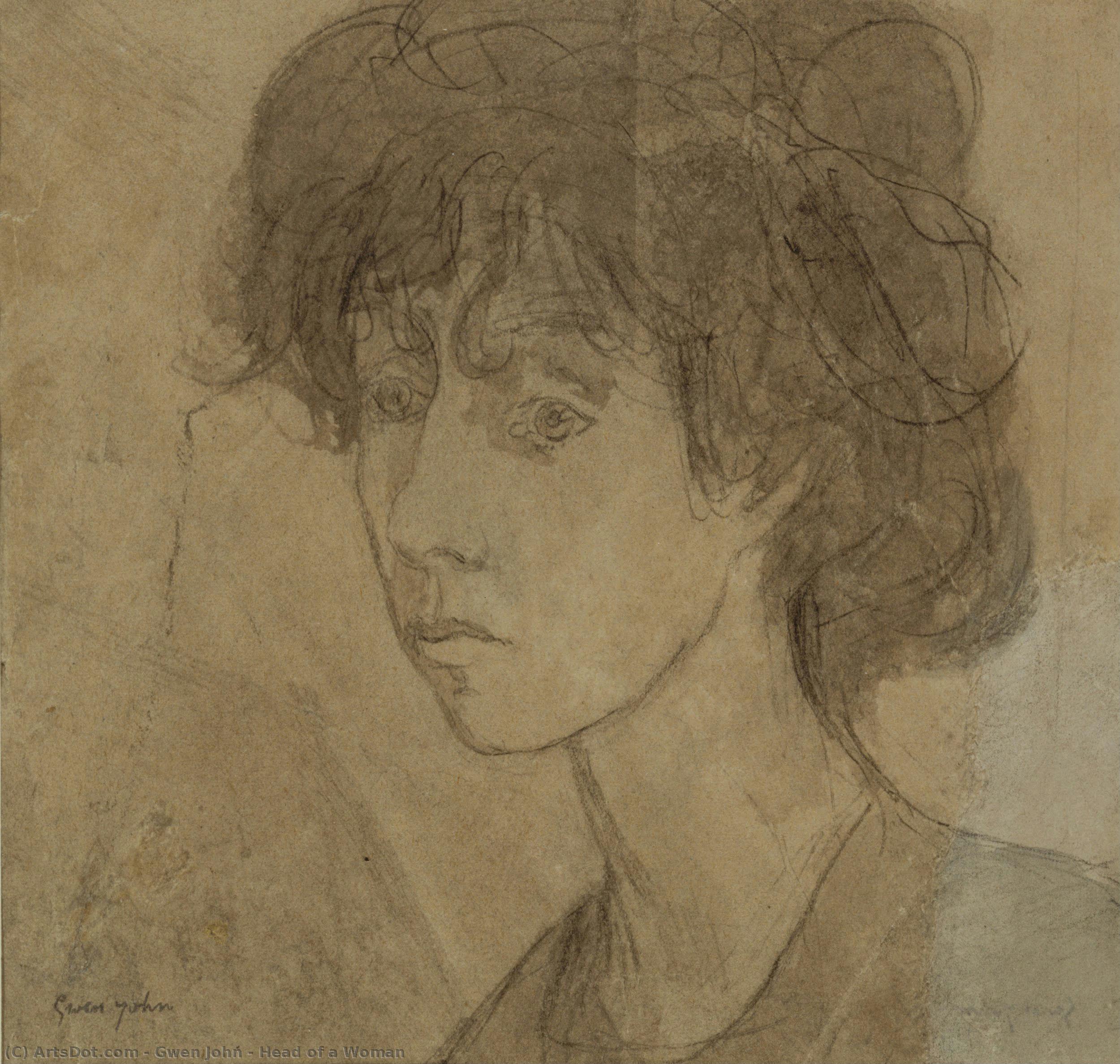 Head Of A Woman — Gwen John
