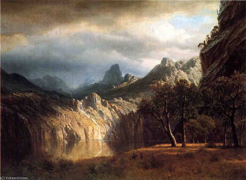 In Western Mountains — Albert Bierstadt