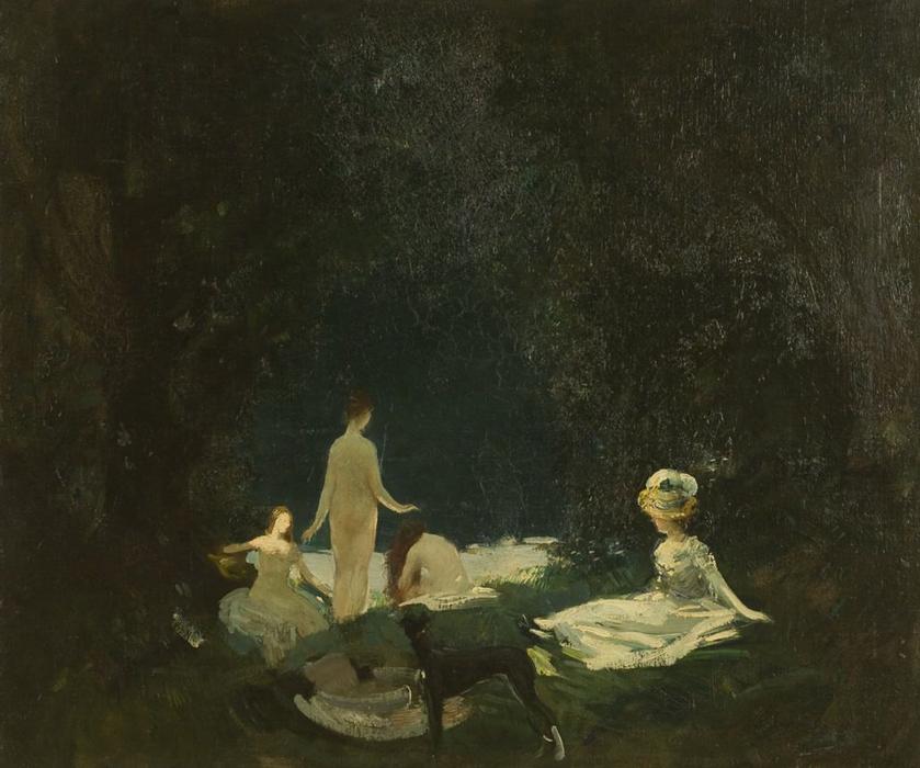 Nude Bathers — Everett Shinn