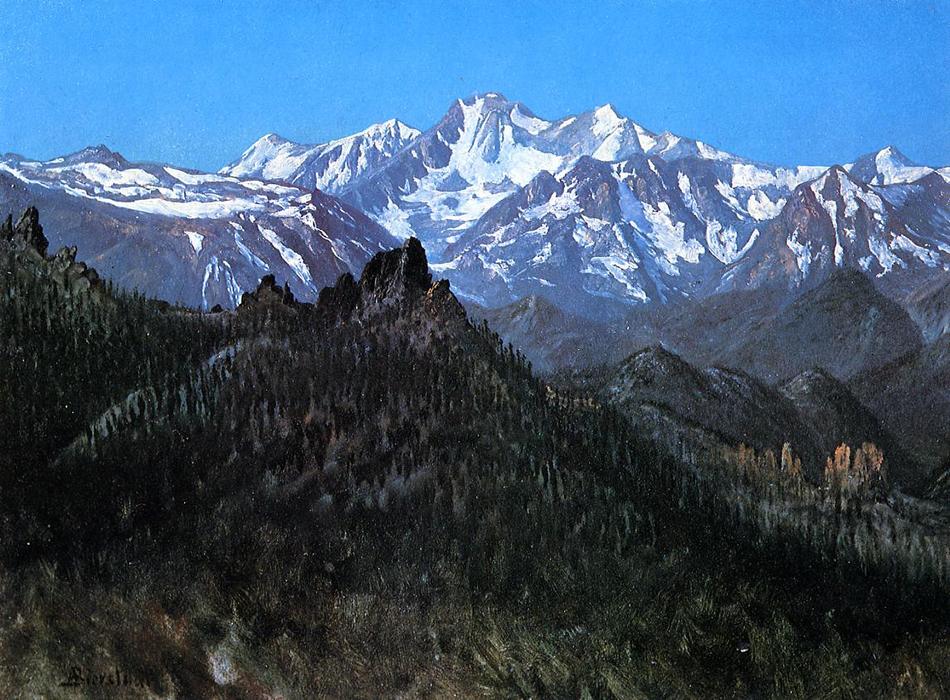 Sierra Nevada (also Known As From The Head Of The Carson River) — Albert Bierstadt