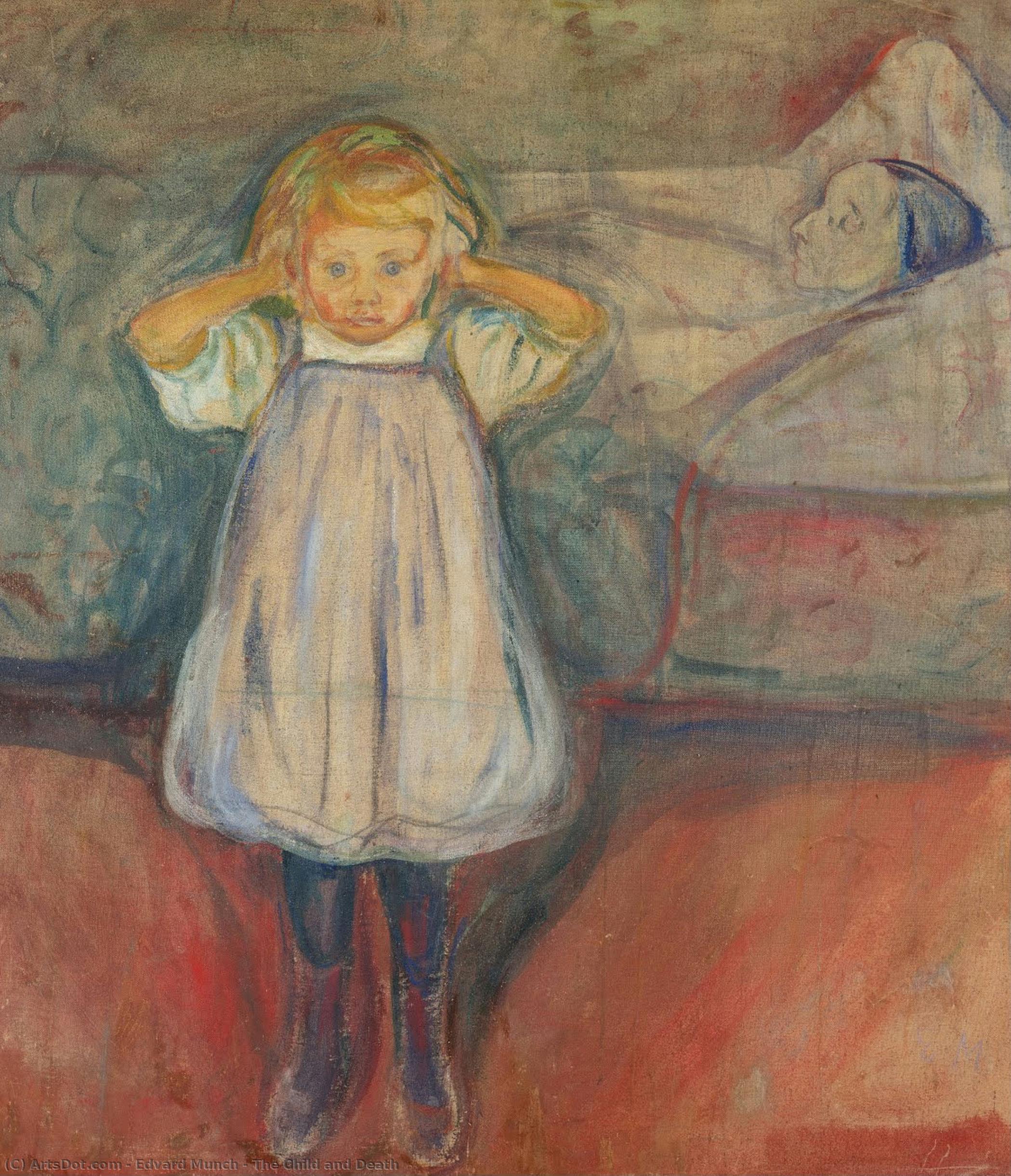 The Child And Death — Edvard Munch