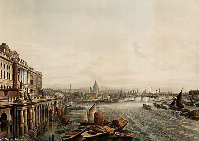 Somerset House — Thomas Hosmer Shepherd