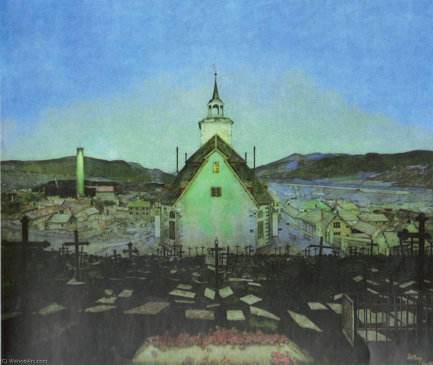 Natt — Harald Sohlberg