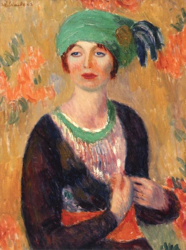 Girl In Green Turban — William James Glackens