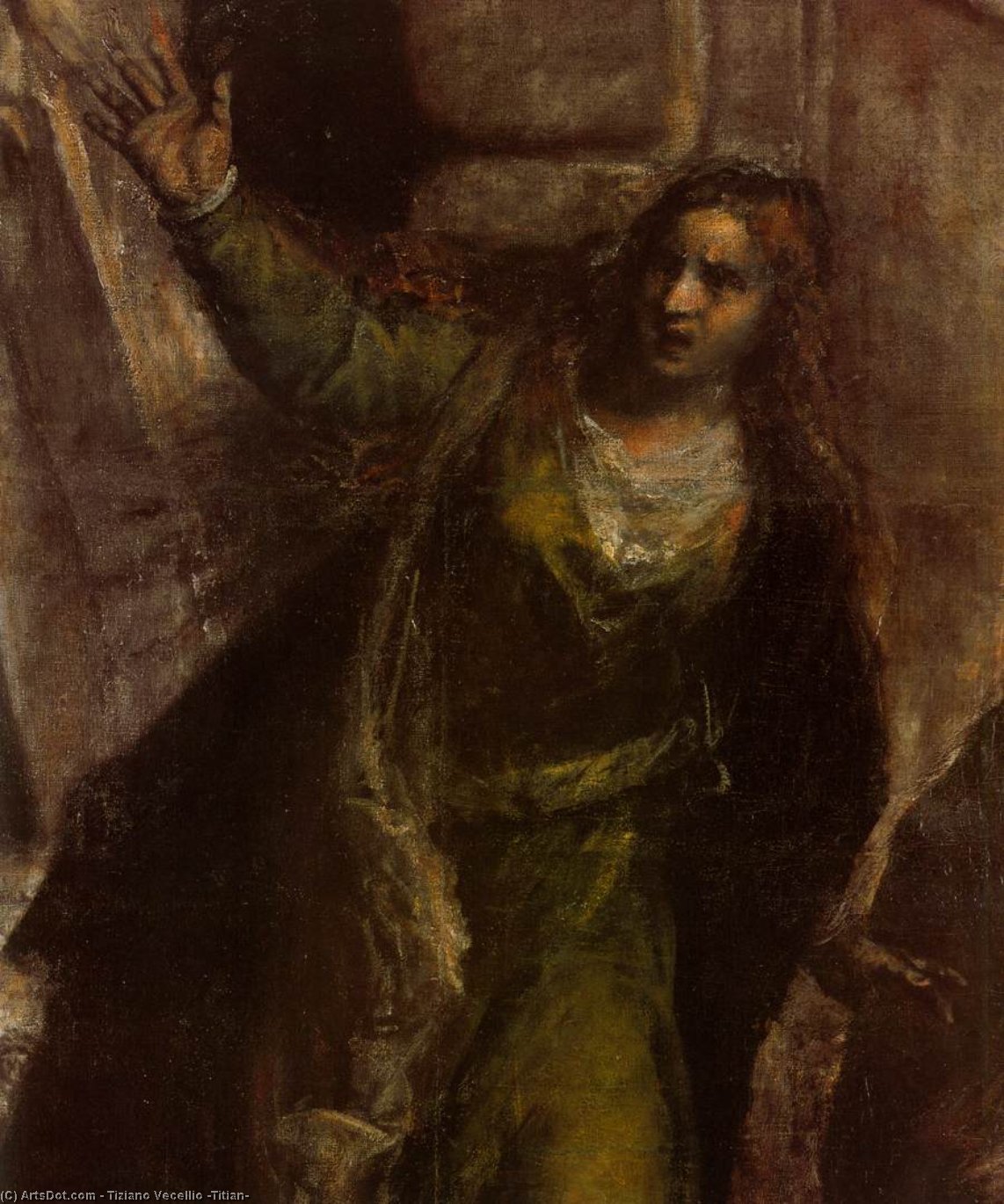 Pietà (detail) — Titian