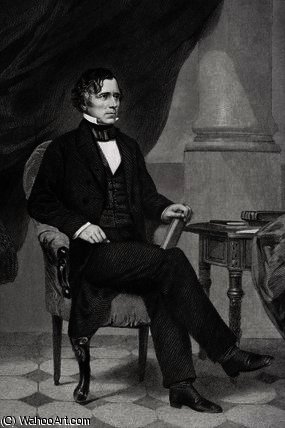 Portrait Of Franklin Pierce — Alonzo Chappel