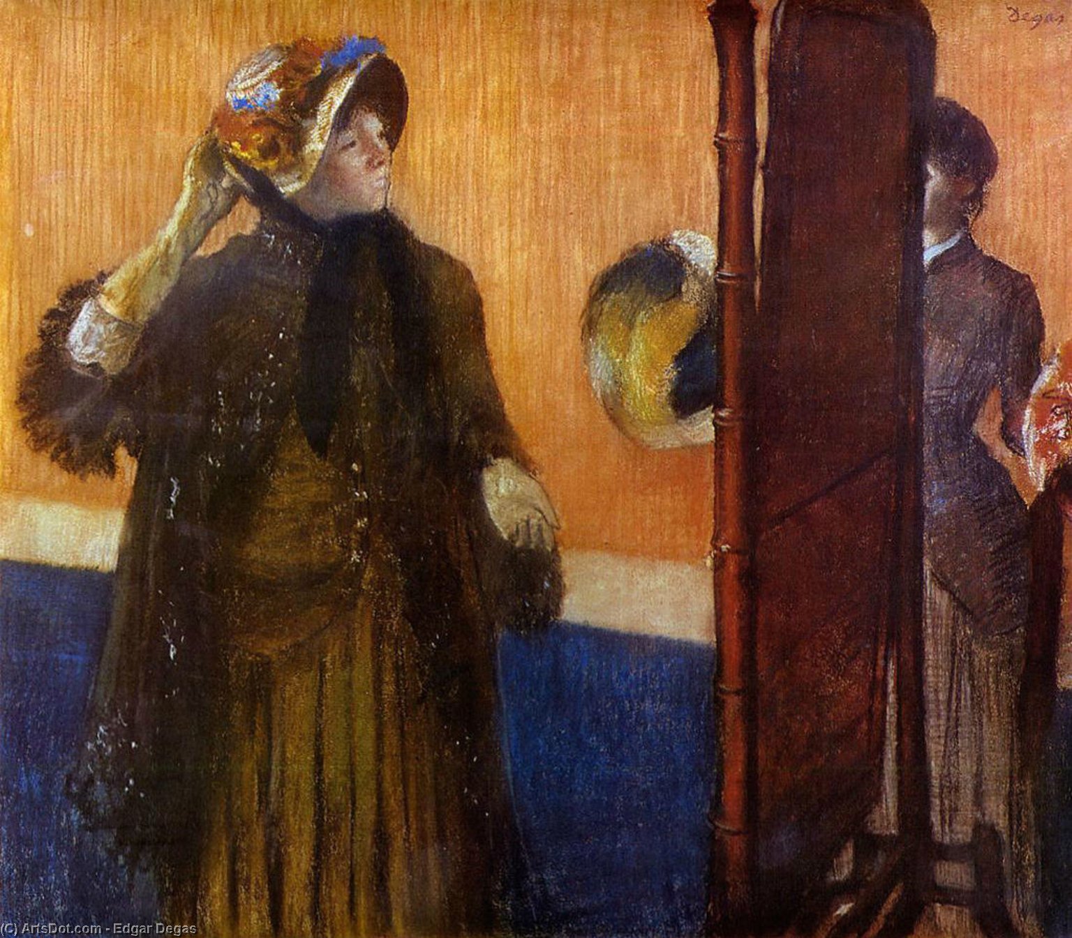 At The Milliner's 3 — Edgar Degas
