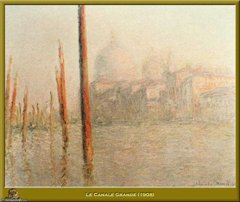 Le Canale Grande — Claude Monet