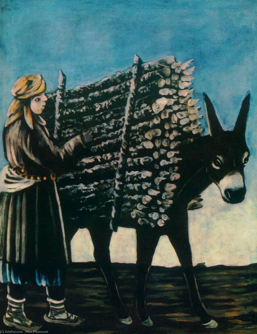 Firewood Seller — Niko Pirosmani