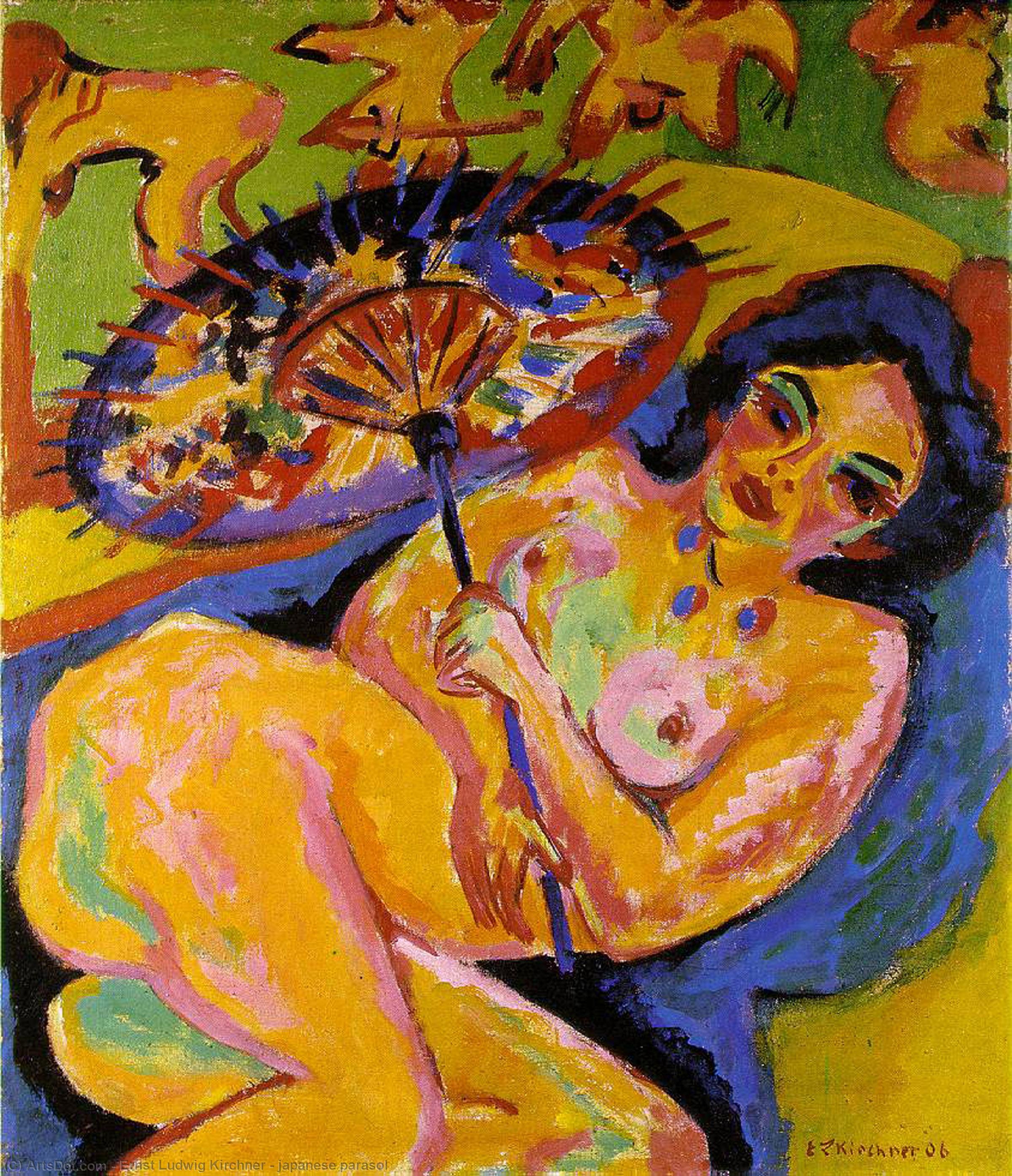Japanese Parasol — Ernst Ludwig Kirchner