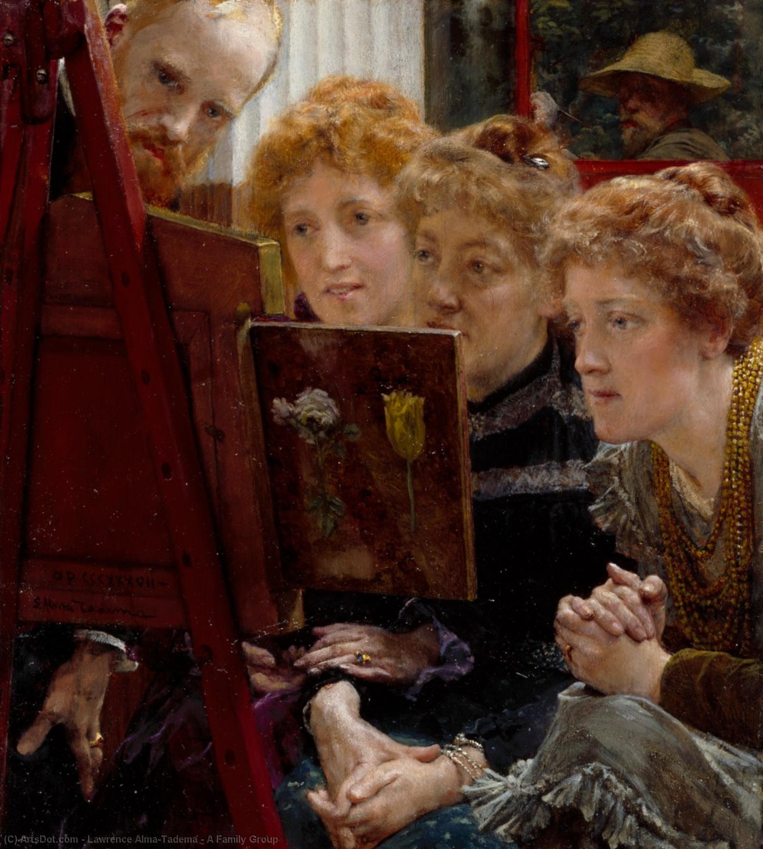 A Family Group — Lourens Alma Tadema