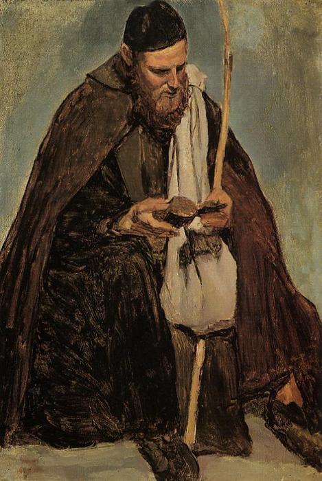 Italian Monk Reading — Jean-baptiste-camille Corot