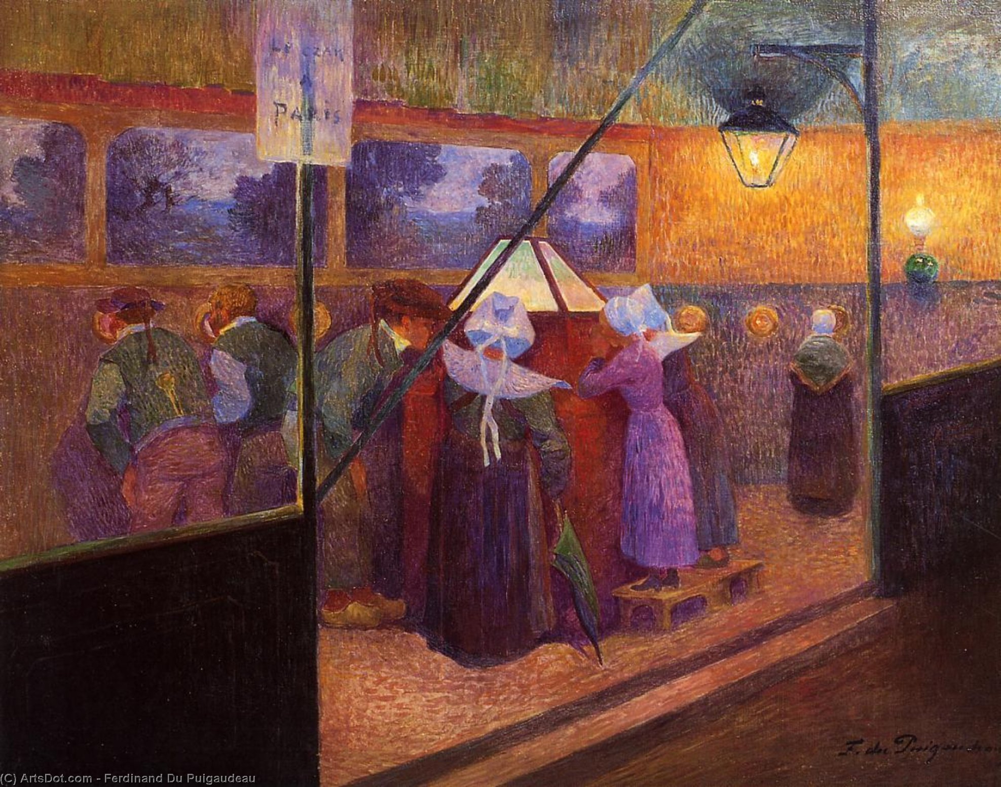 The Magic Lantern (also Known As The Panorama Of The Czar In Paris) — Ferdinand Du Puigaudeau