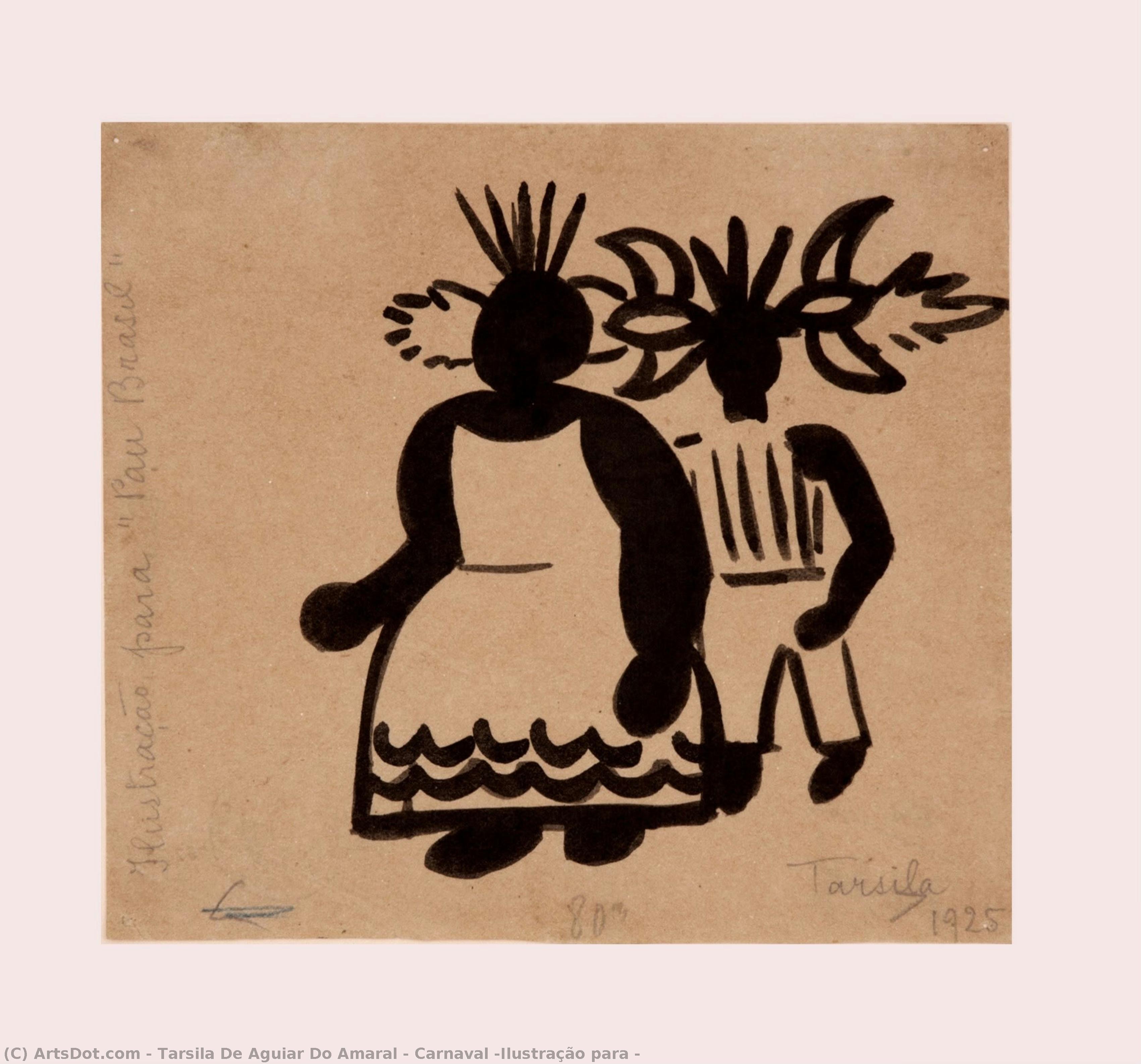 Carnaval (ilustração Para — Tarsila Do Amaral