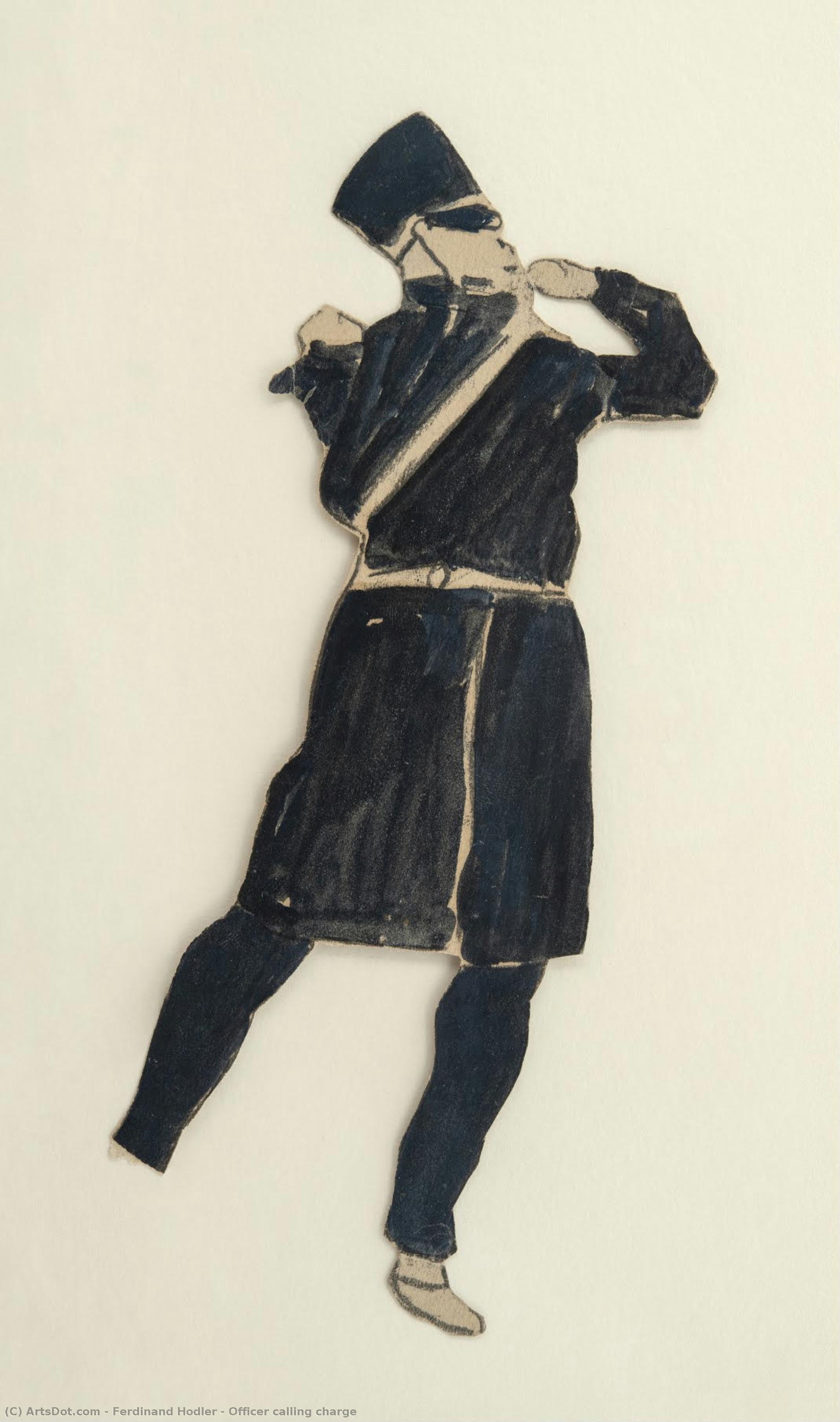 Officer Calling Charge — Ferdinand Hodler