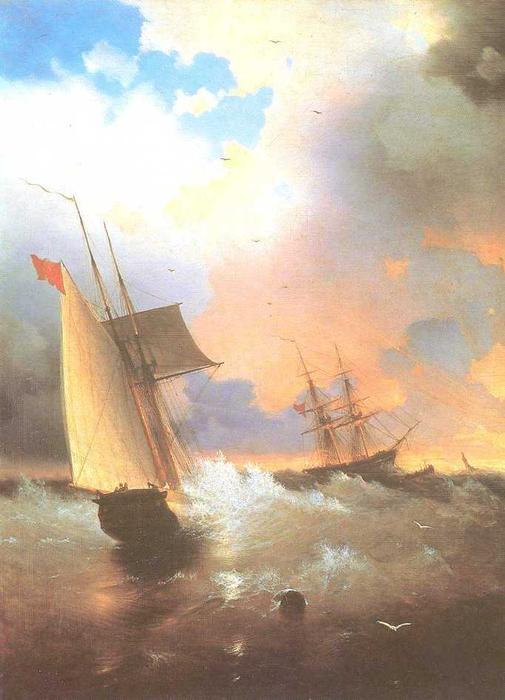 Sailing Ship — Ivan Konstantinovich Aivazovsky