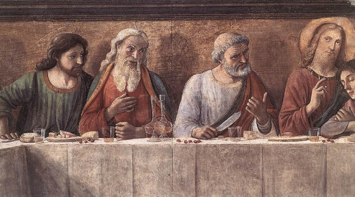 Last Supper (detail) — Domenico Ghirlandaio