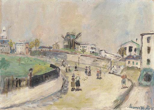 View Of Montmarte — Maurice Utrillo