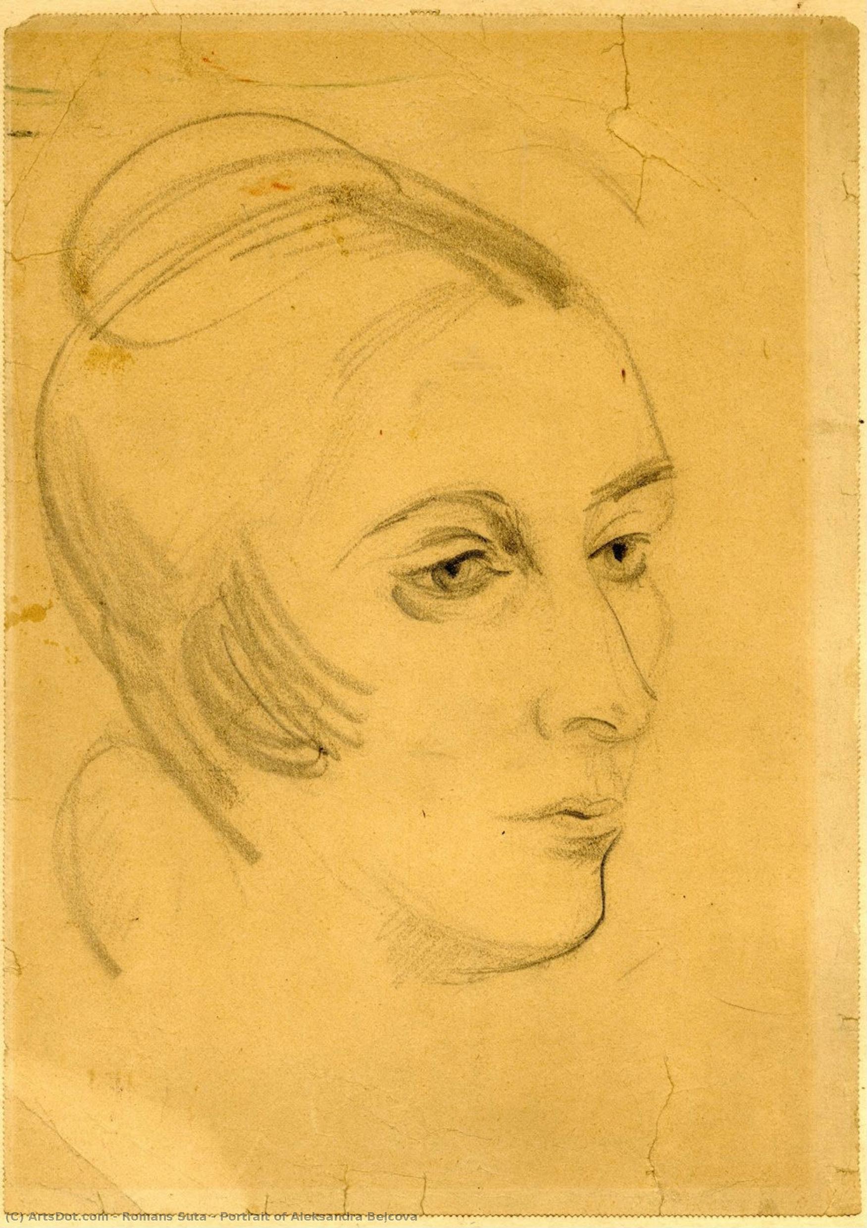 Portrait Of Aleksandra Beļcova — Romans Suta