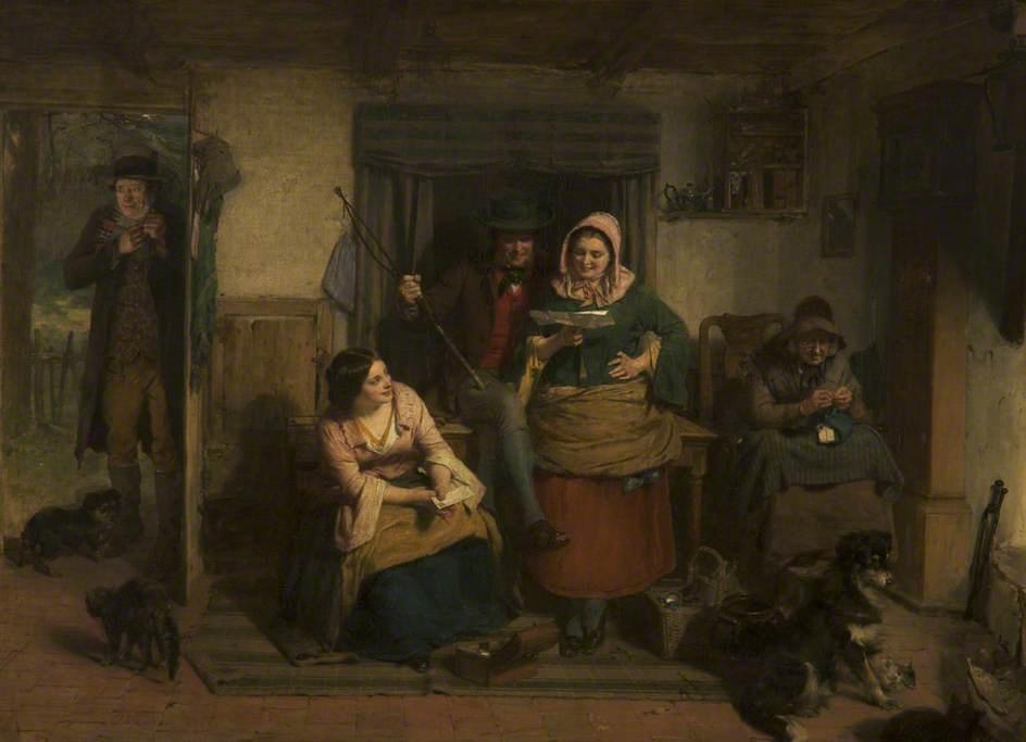 The Listener Ne'er Hears Gude O' Himsel — Thomas Faed