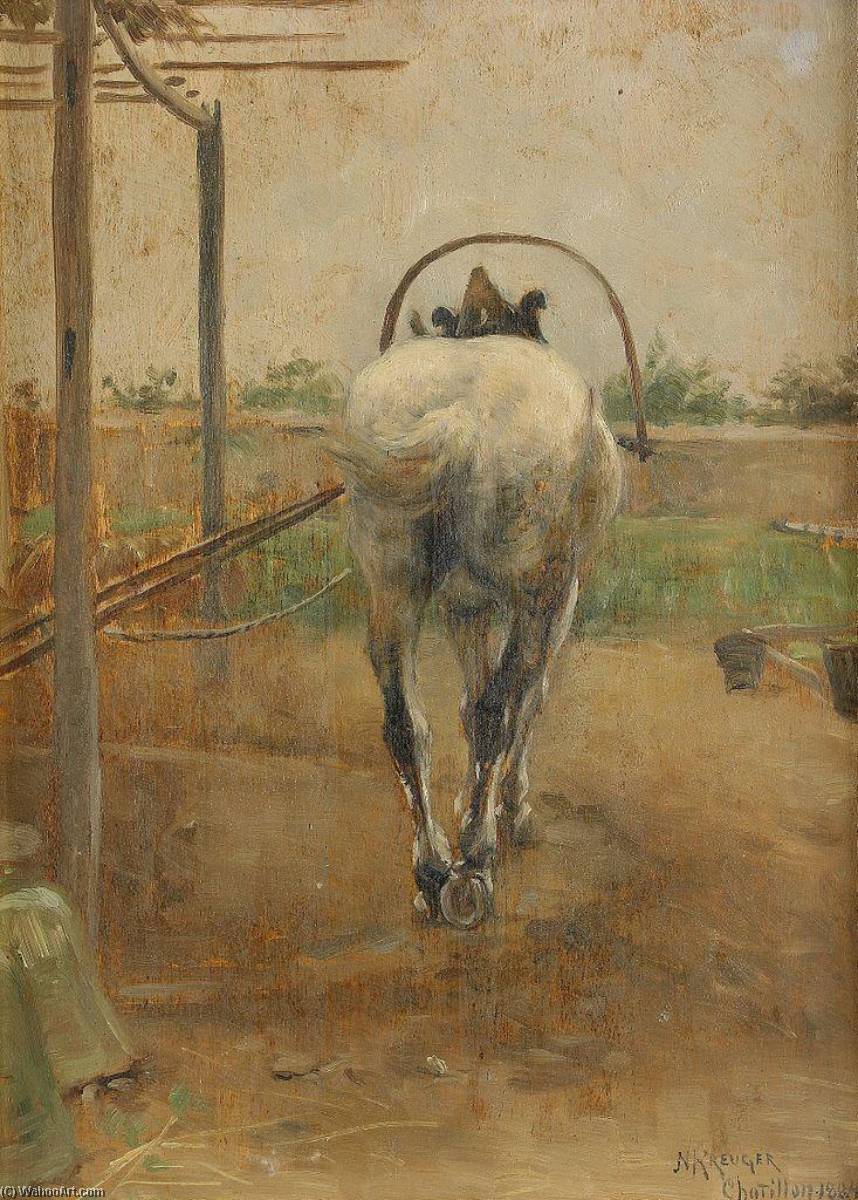 Labor (also Known As Horse Pulling A Threshing Machine) — Nils Kreuger