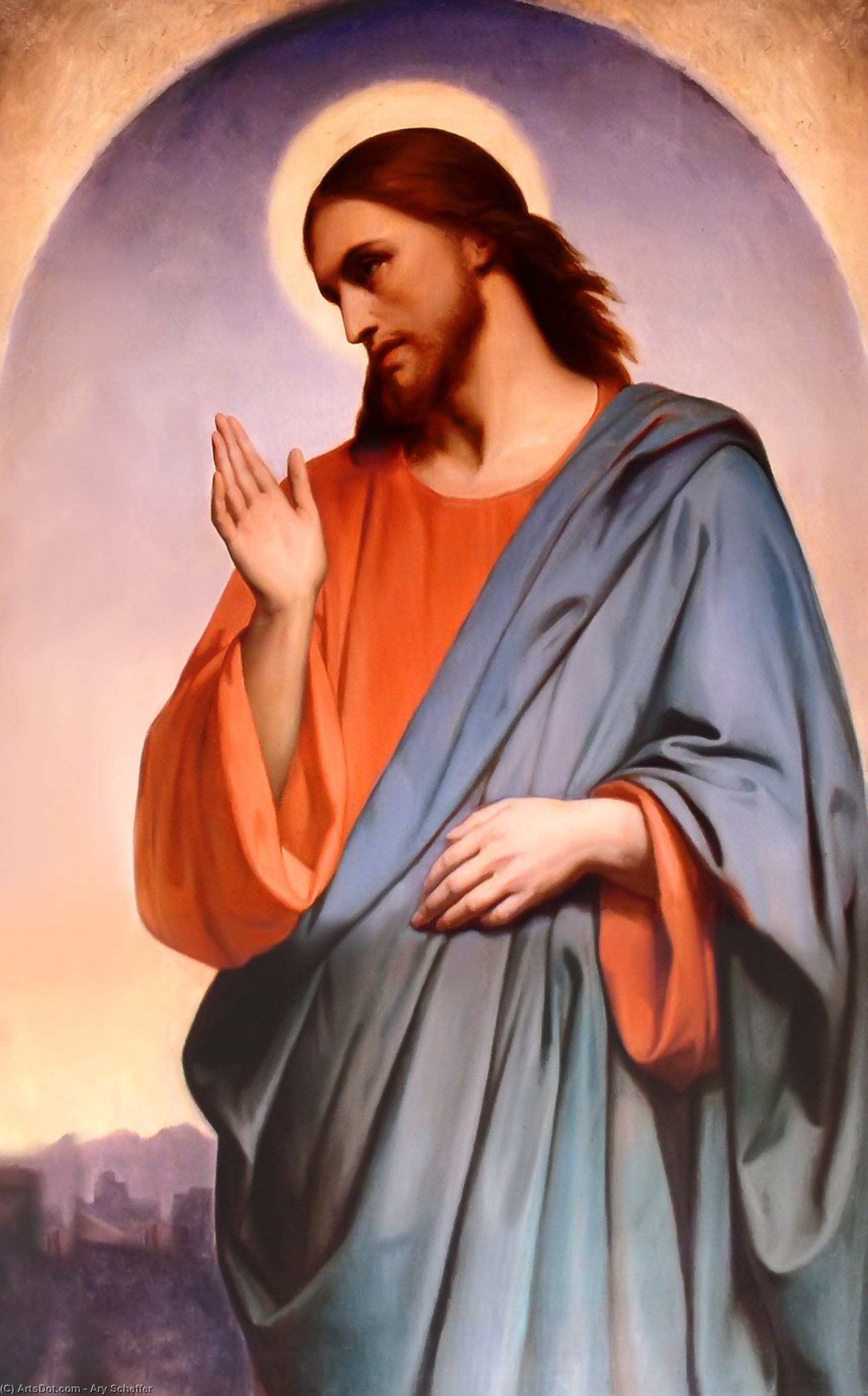 Christ Weeping Over Jerusalem — Ary Scheffer