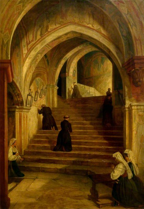 The Scala Santa At The Benedictine Monastery Of Subiaco, Near Rome — Solomon Alexander Hart