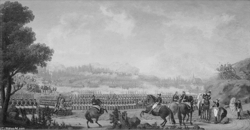 Battle Of Valkeala — Pehr Hilleström