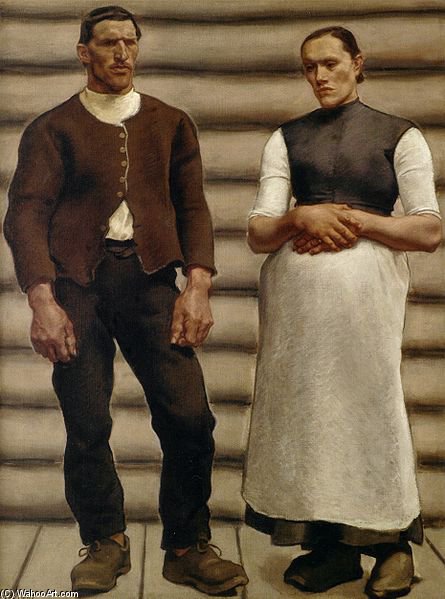 Husband And Wife — Albin Egger Lienz