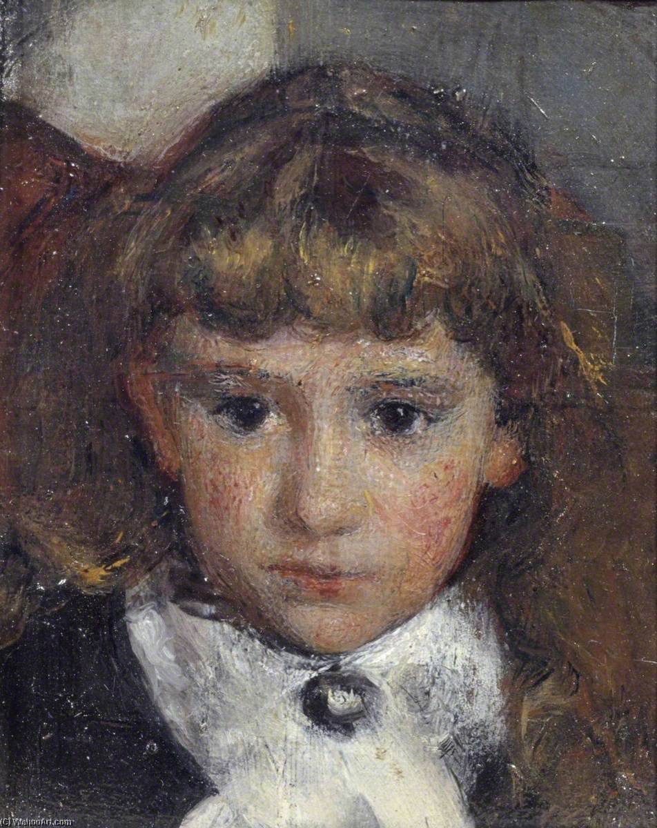 Head Of A Girl — Frank Huddlestone Potter