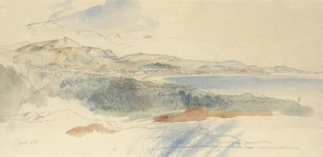 View Of Nice — Edward Lear