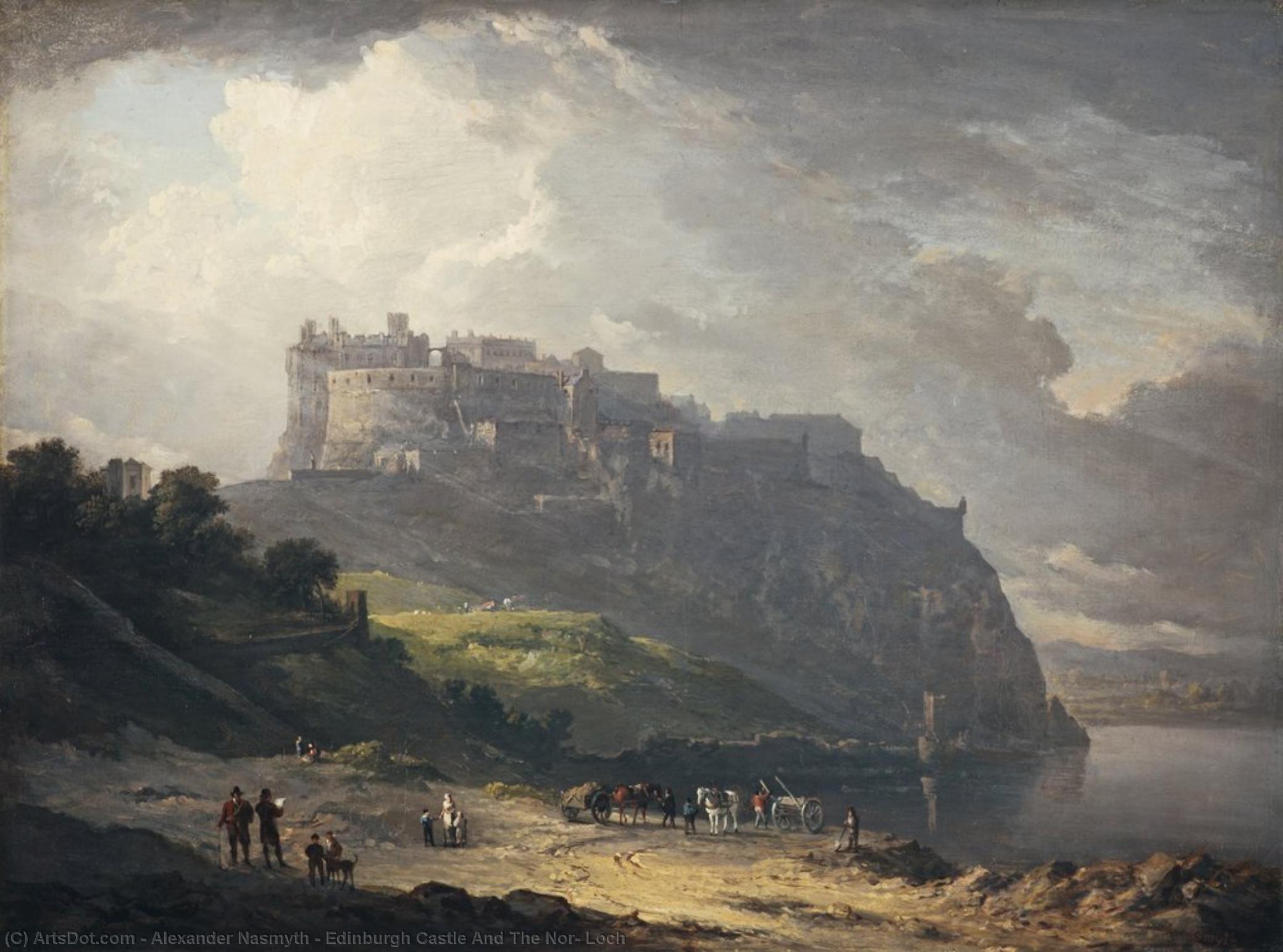 Edinburgh Castle And The Nor' Loch — Alexander Nasmyth