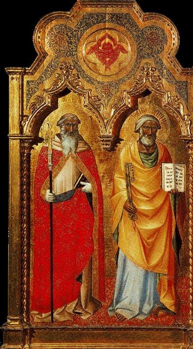 Saint Benoît Et Saint Pierre — Agnolo Gaddi