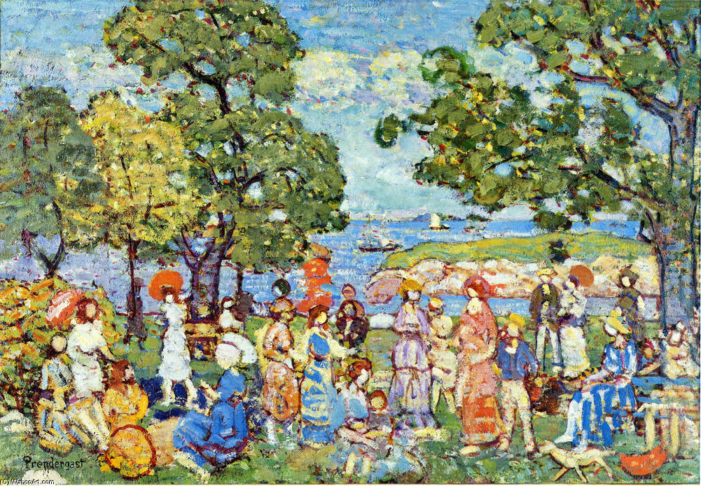 The Promenade — Maurice Brazil Prendergast