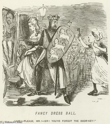 Fancy Dress Ball — John Leech