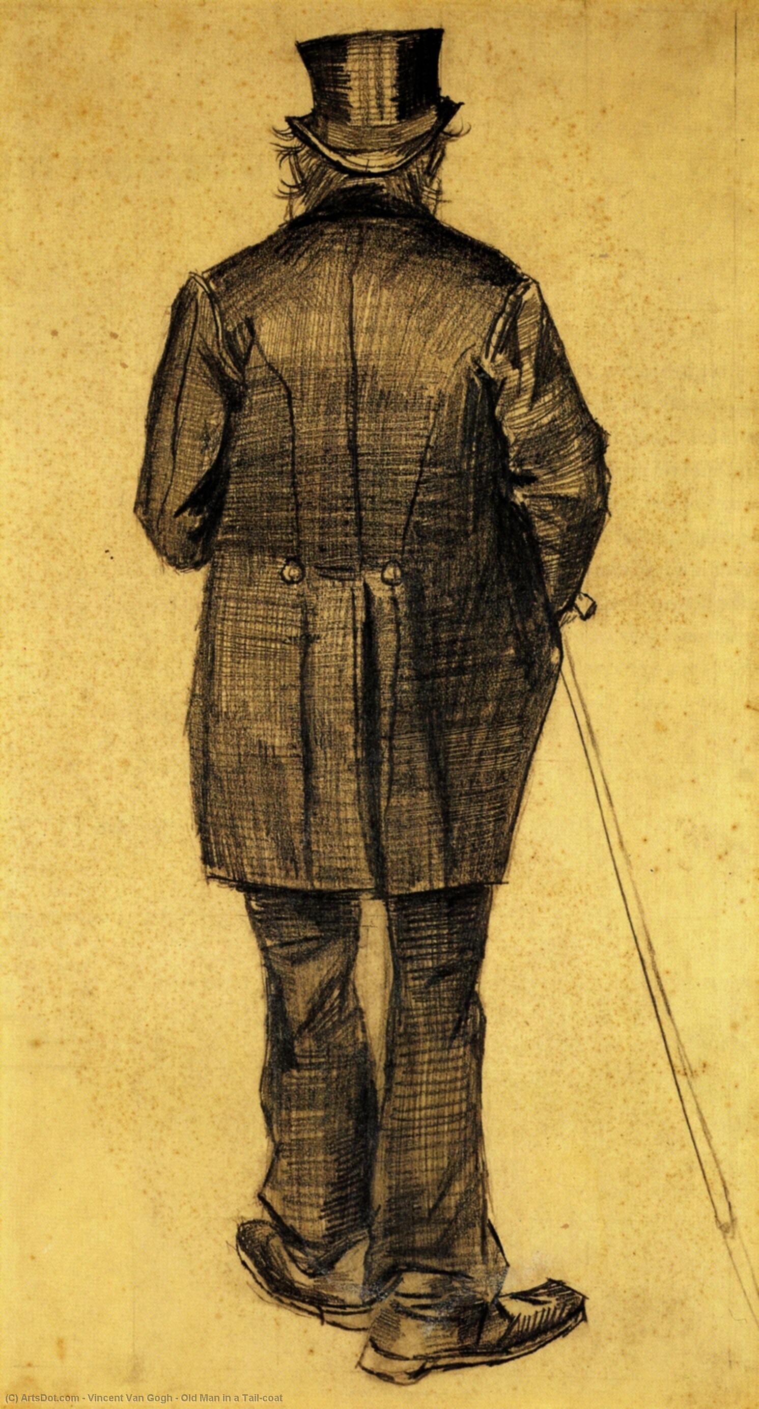 Old Man In A Tail-coat — Vincent Willem Van Gogh