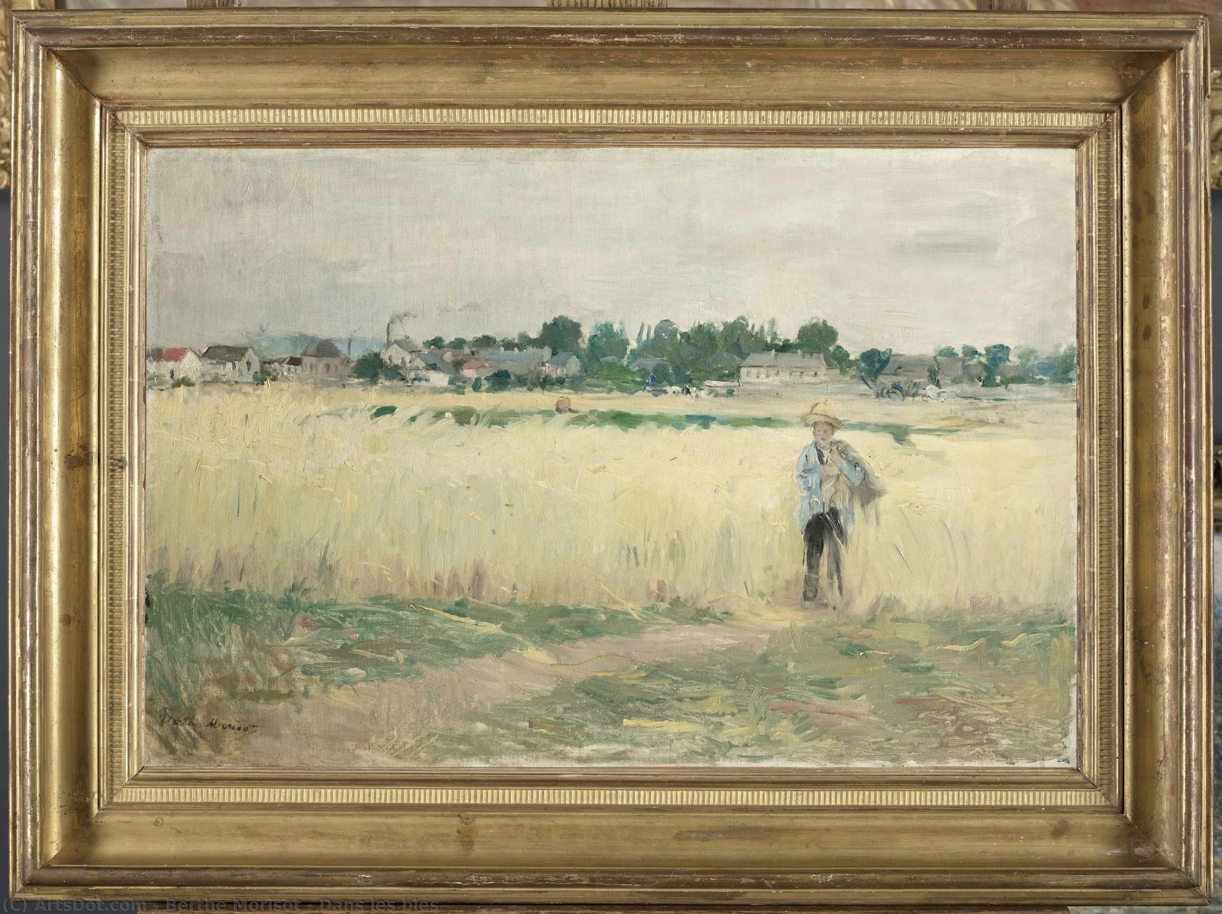 Dans Les Blés — Berthe Morisot