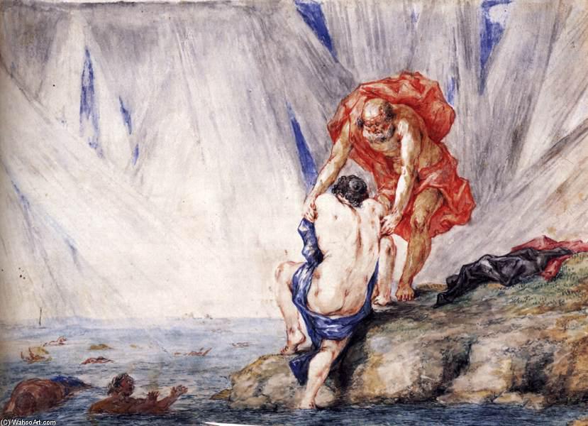Scene From The Metamorphoses — Leonaert Bramer