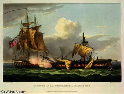 The Capture Of La Vengeance, August 21st — Thomas Whitcombe