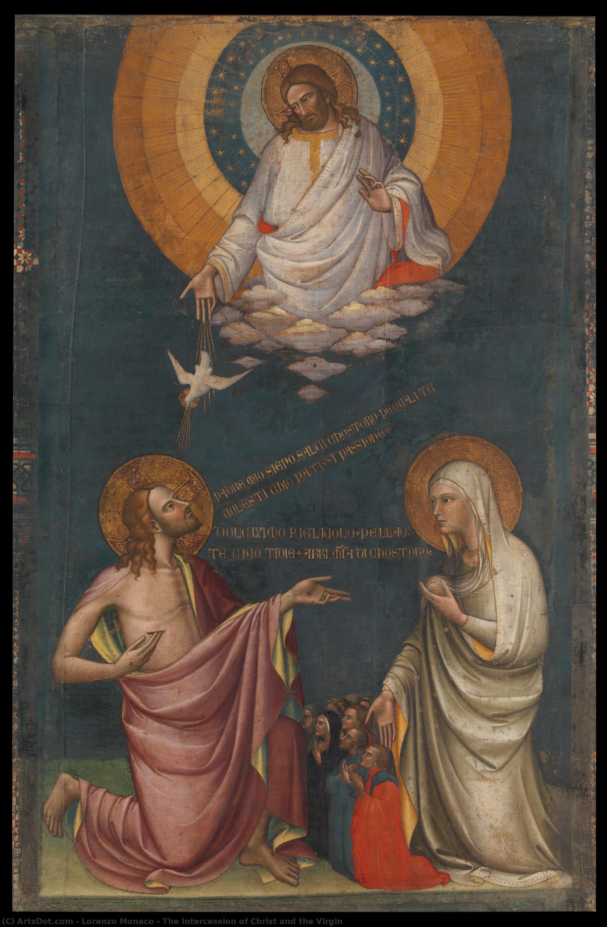 The Intercession Of Christ And The Virgin — Лоренцо Монако