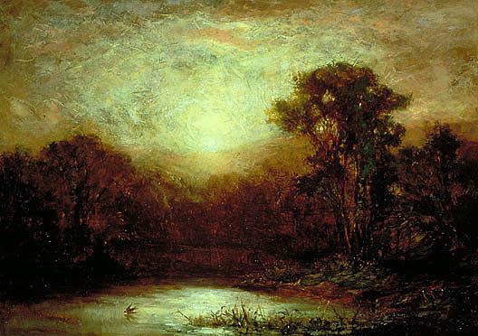 Sunset, (painting) — Edward Mitchell Bannister