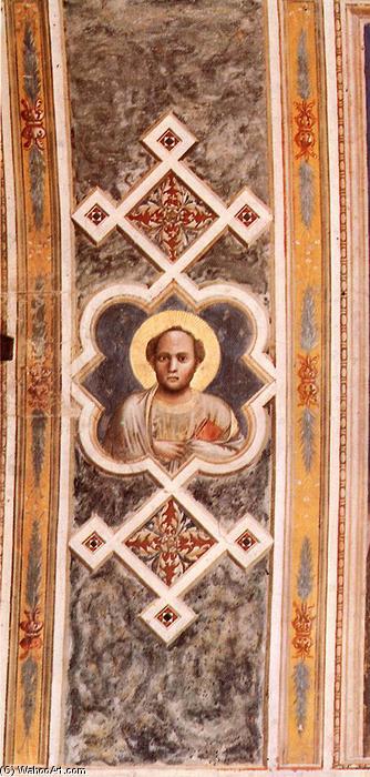 Decorative Band With Figure — Giotto Di Bondone