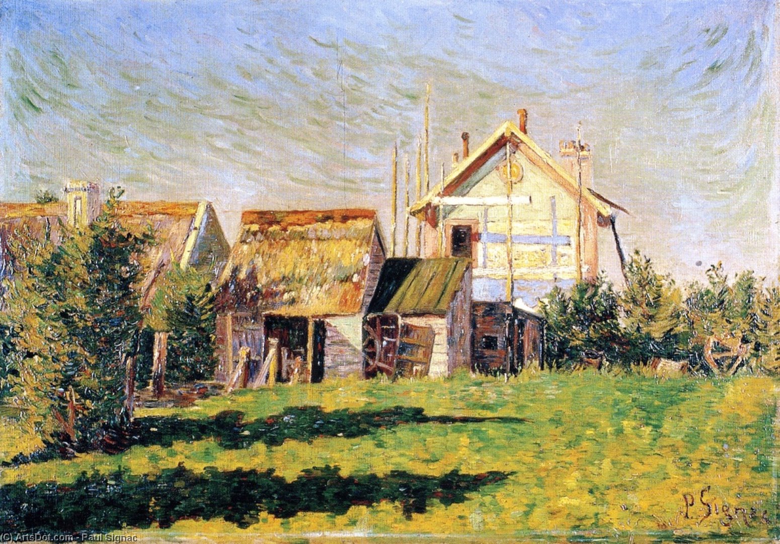 La Valleuse, Port-en-bessin — Paul Signac