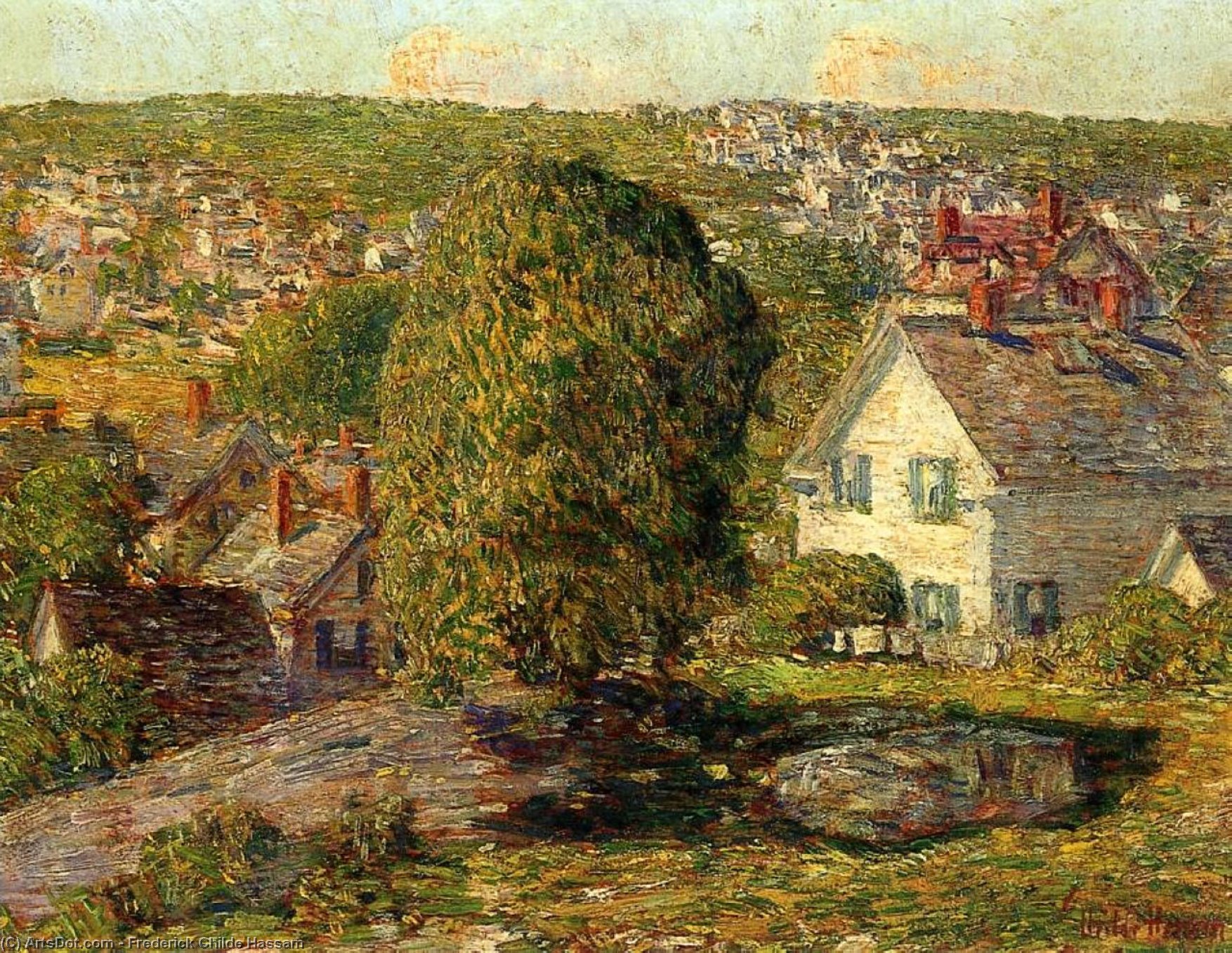 Outskirts Of East Gloucester — Frederick Childe Hassam