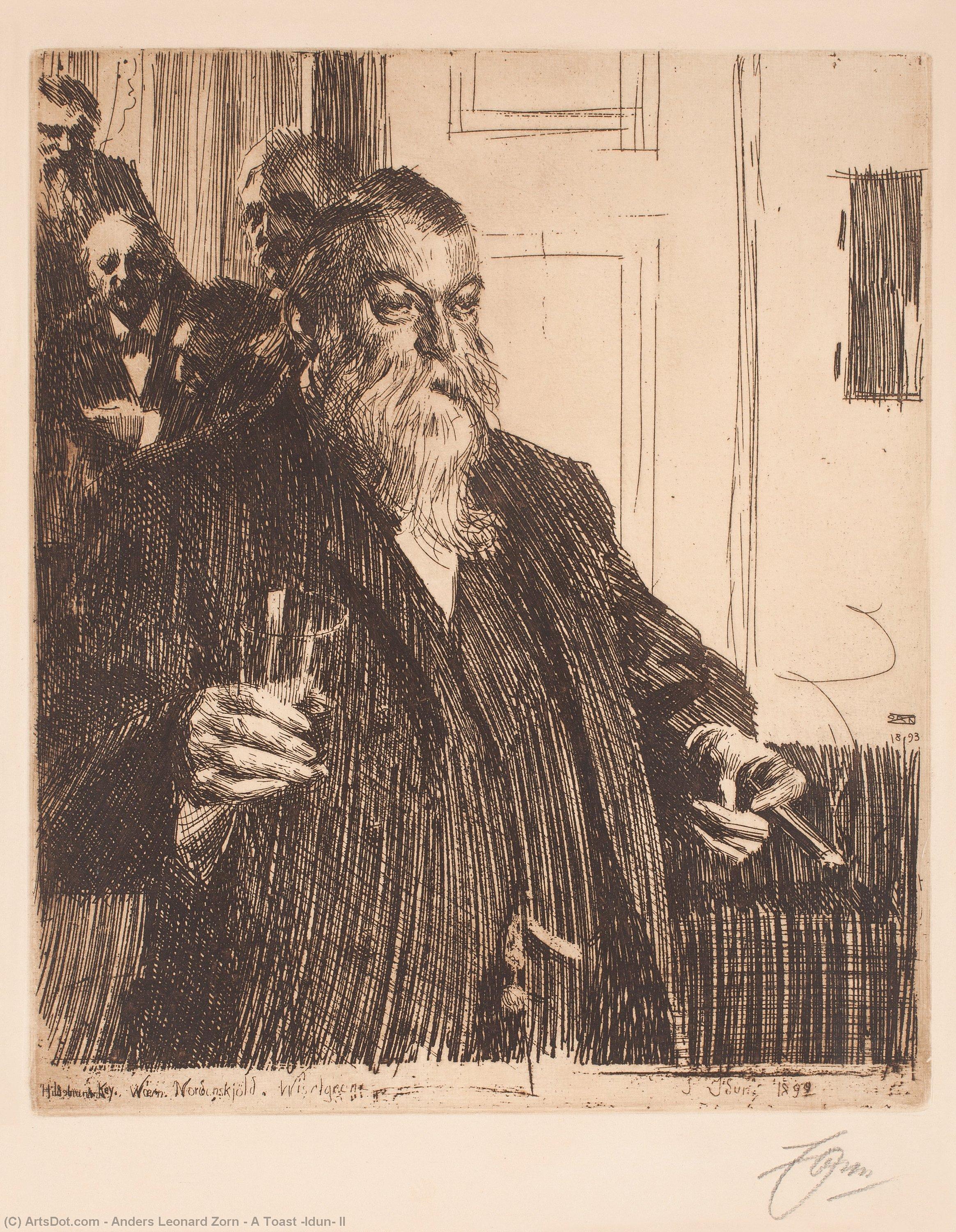 A Toast (idun) Ii — Anders Leonard Zorn