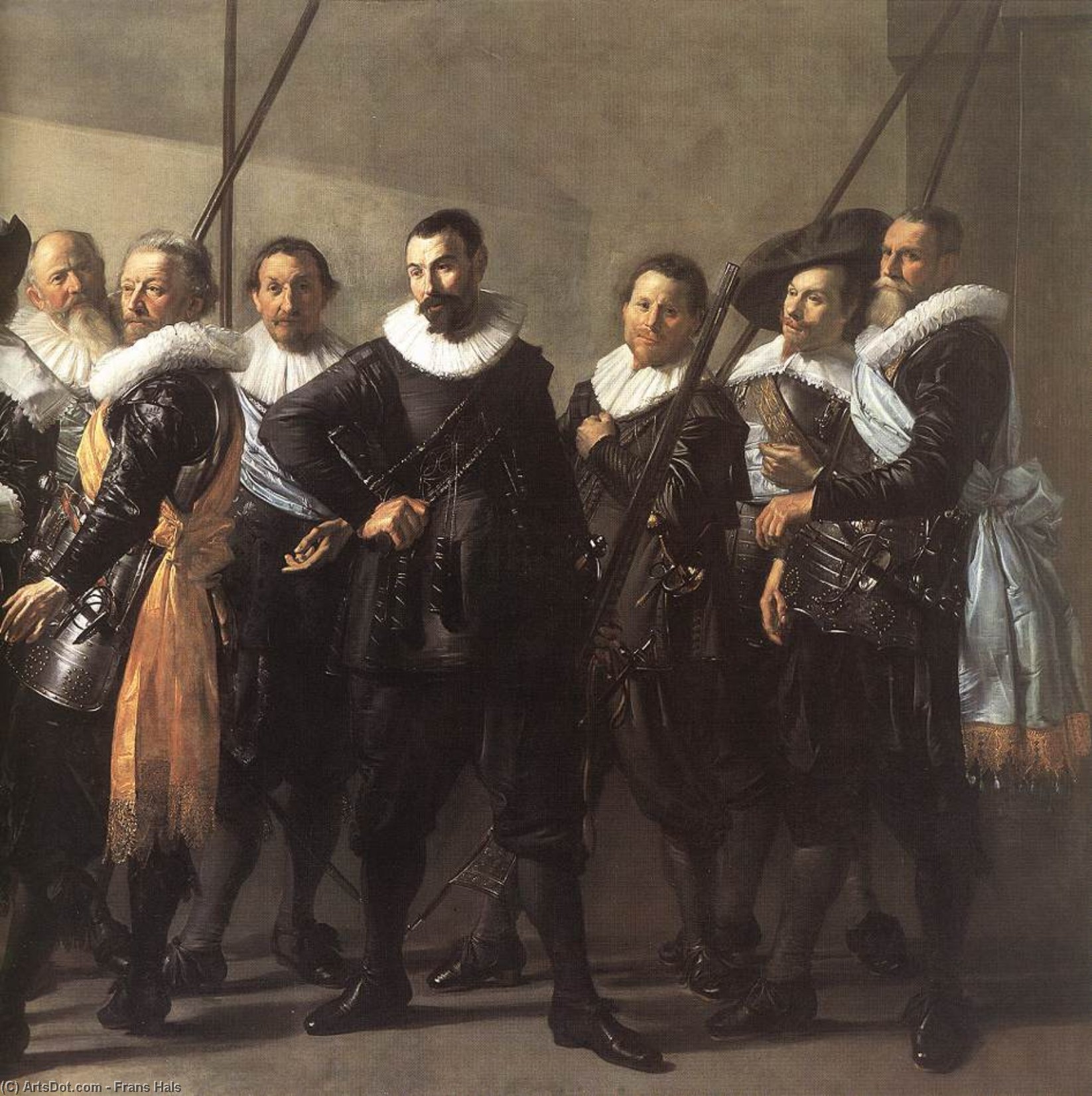 The Meagre Company (detail) — Frans Hals I