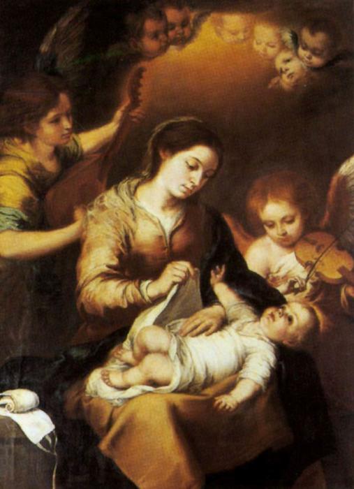 Virgen De La Faja — Bartolomé Esteban Murillo