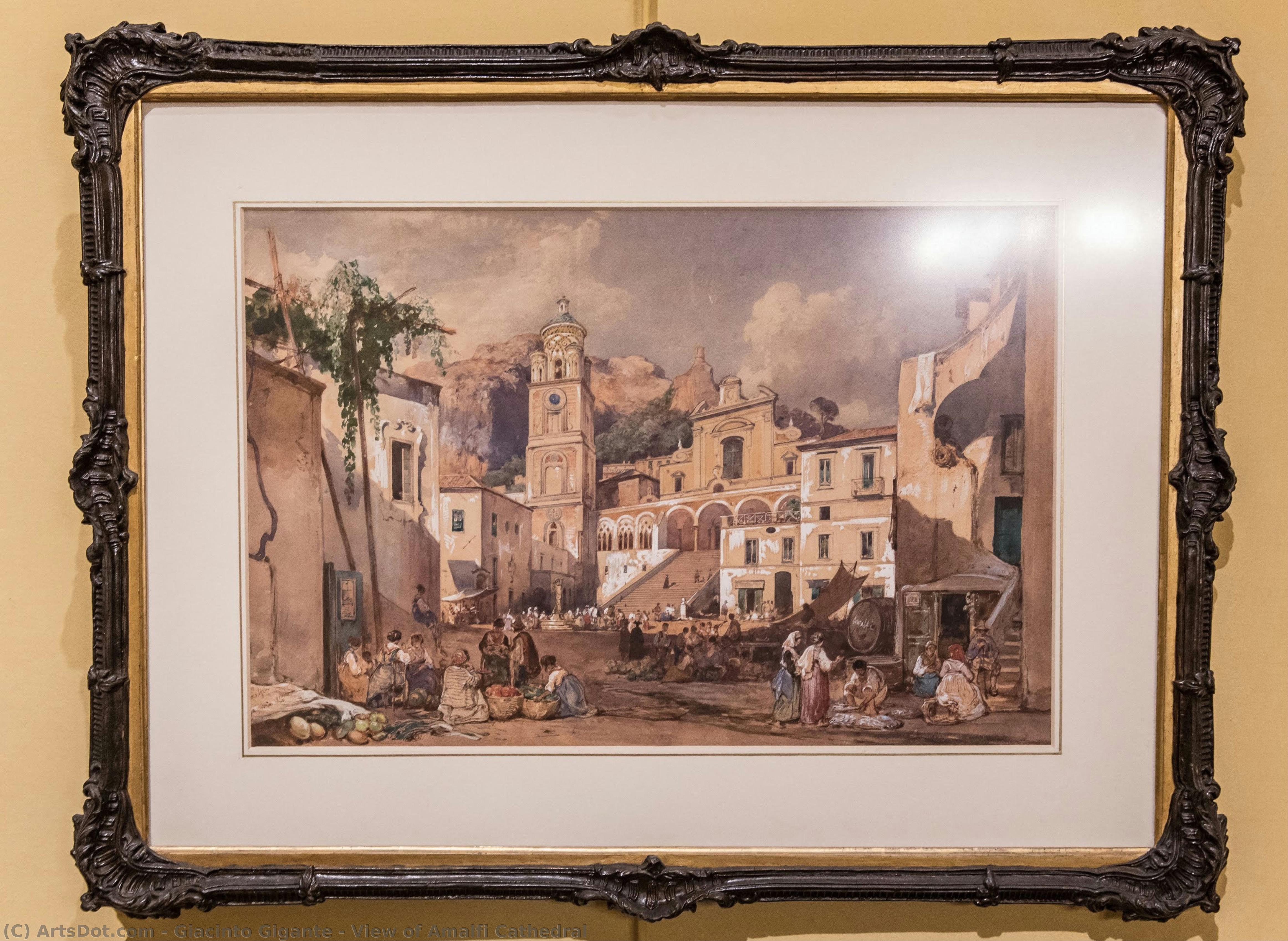 View Of Amalfi Cathedral — Giacinto Gigante