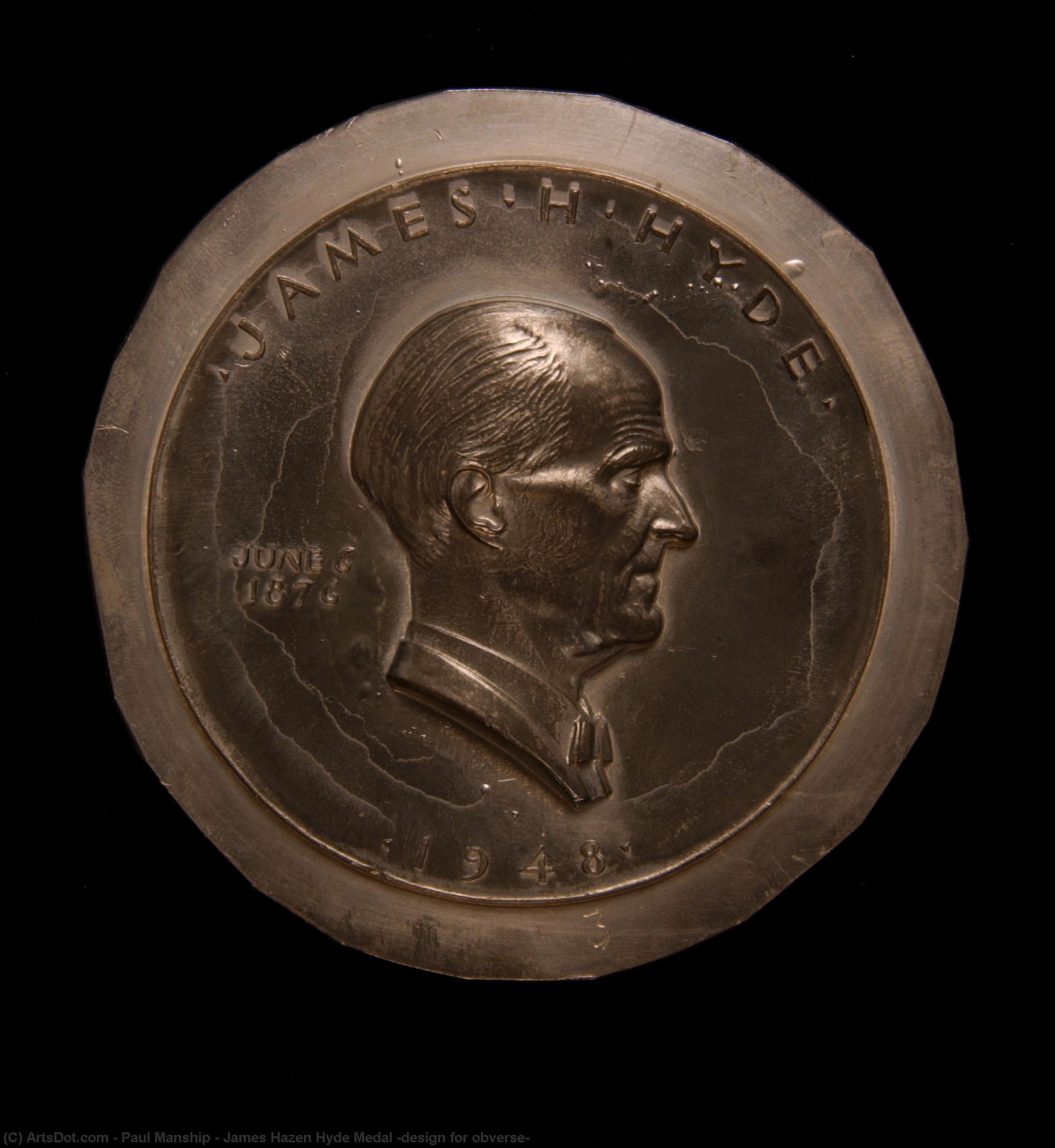 James Hazen Hyde Medal (design For Obverse) — Pol Menšip